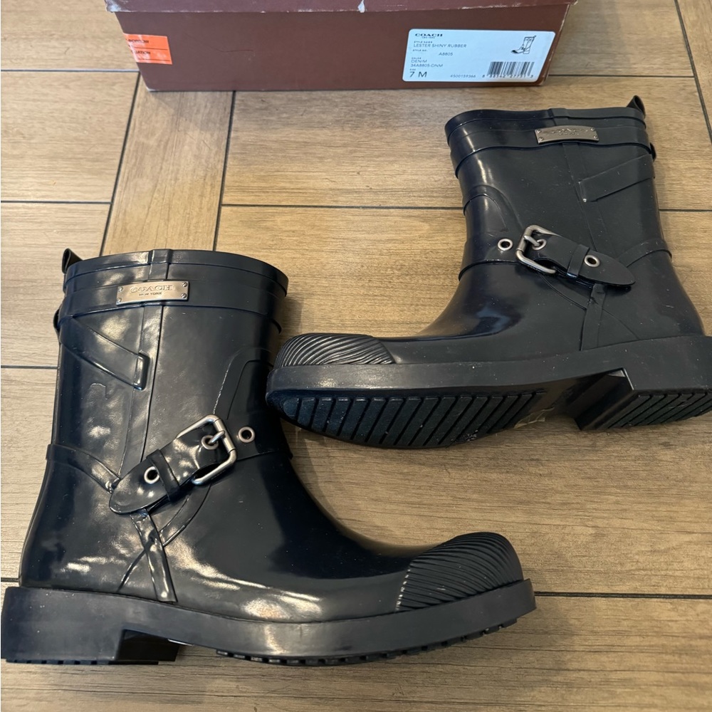 Coach Lester Rain Boots - Picture 4 of 5